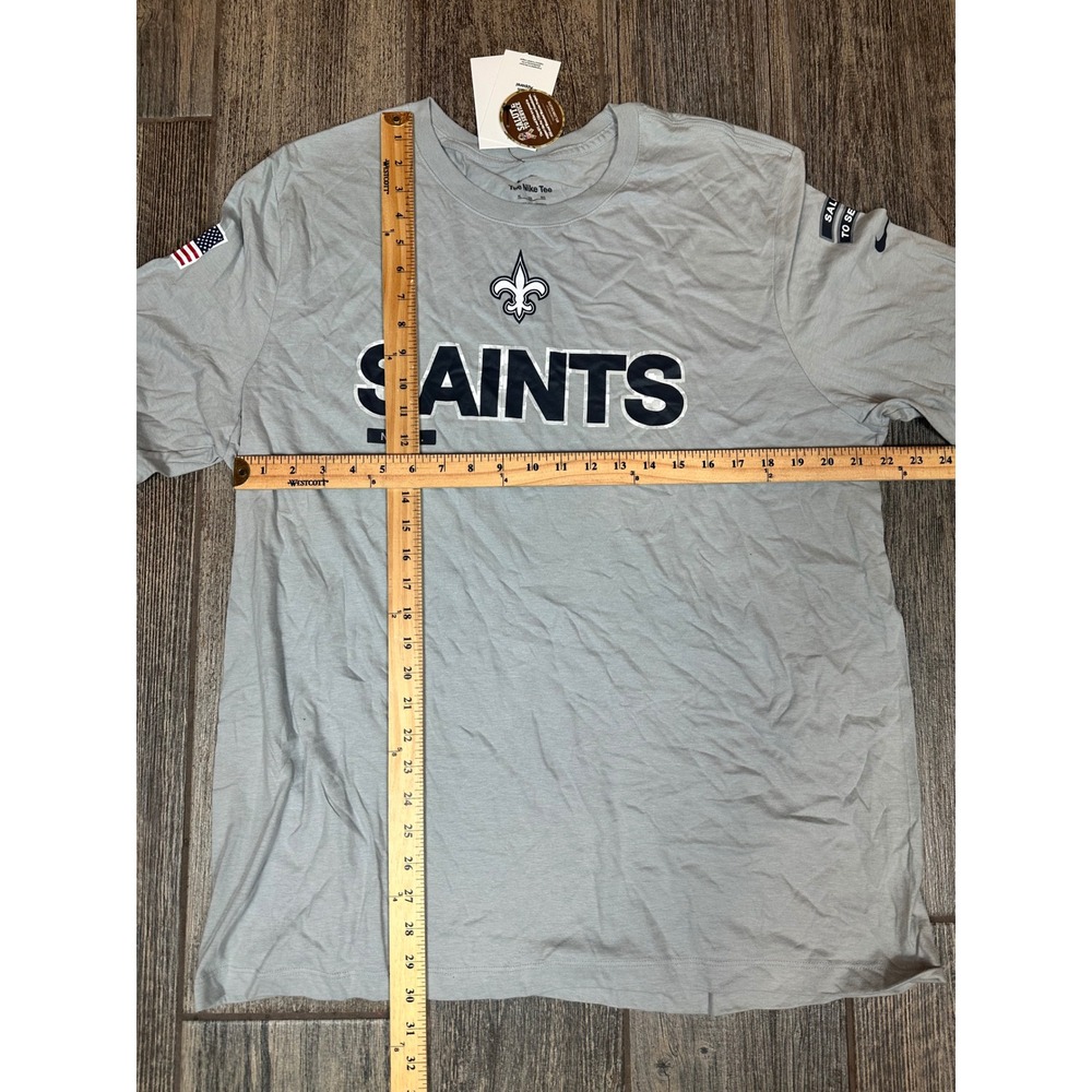 Nike New Orleans Saints NFL Salute to Service Long Sleeve T-Shirt Men's‎ XL - Picture 5 of 10